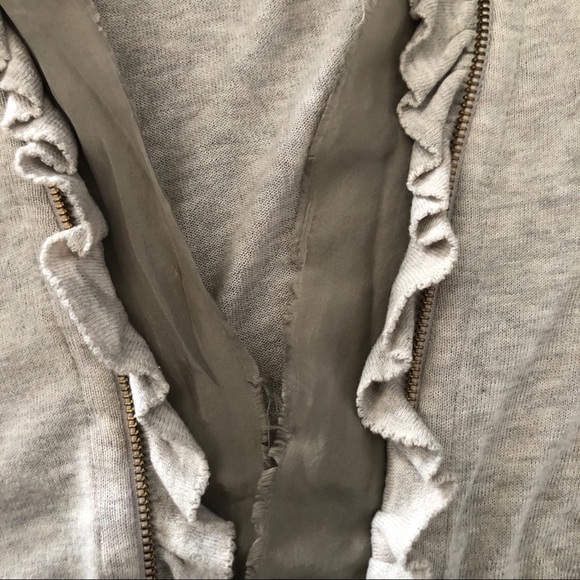 J. Crew Factory Ruffle Cardigan - Picture 2 of 3